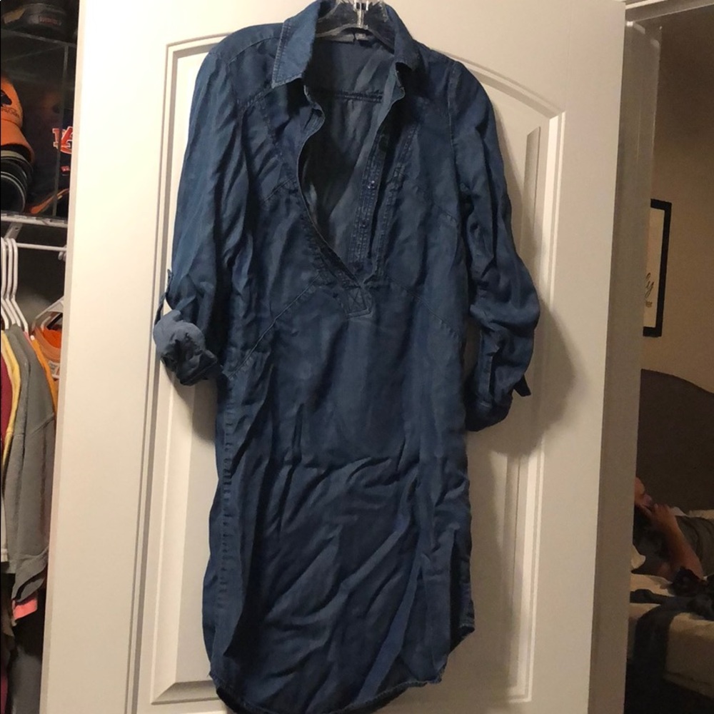 Blue Jean dress, button up